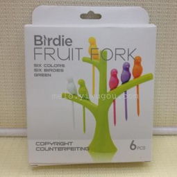 小鳥水果叉套裝 美樂日用的精致設計，義烏購便捷購物體驗